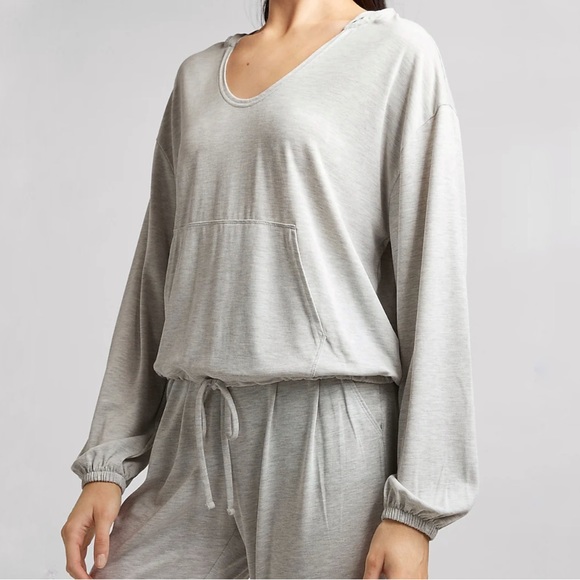 Express Silky Hooded Sweatshirt - Picture 3 of 7